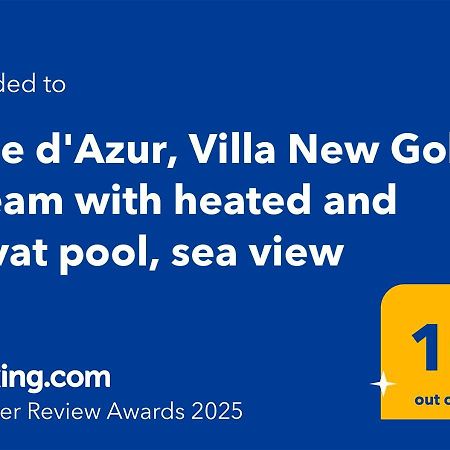 Cote D'Azur, Villa New Gold Dream With Heated And Privat Pool, Sea View Le Rouret Exterior foto