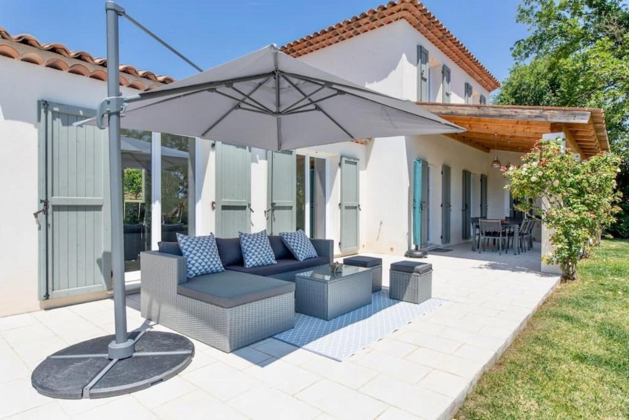 Cote D'Azur, Villa New Gold Dream With Heated And Privat Pool, Sea View Le Rouret Exterior foto